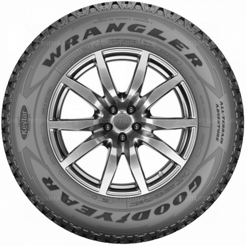 Шина Goodyear Wrangler All-Terrain Adventure With Kevlar 255/60 R20 113H XL LR всесезонная - 1